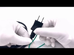 जापान 3-पिन प्लग टू आईईसी 320 सी13 एसी पावर कॉर्ड सेट