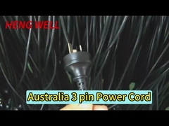 बहुमुखी अनुप्रयोग के लिए एयू पावर कॉर्ड 3 पिन एसी केबल