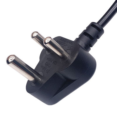 लैपटॉप इंडिया पावर कॉर्ड 3 पिन 6A 250V C13 कनेक्टर केबल 6FT अनुकूलित लंबाई