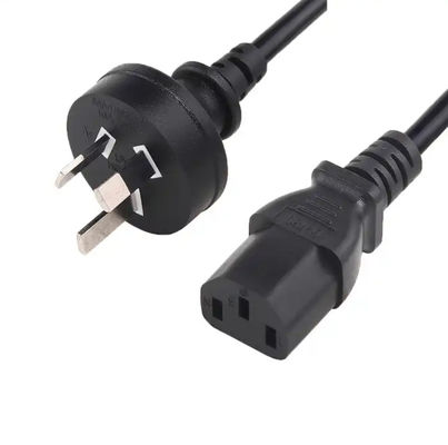7.5A 10A 250V AU ऑस्ट्रेलिया मानक SAA अनुमोदित पावर कॉर्ड एसी वायर एक्सटेंशन केबल इलेक्ट्रिक प्लग पावर केबल